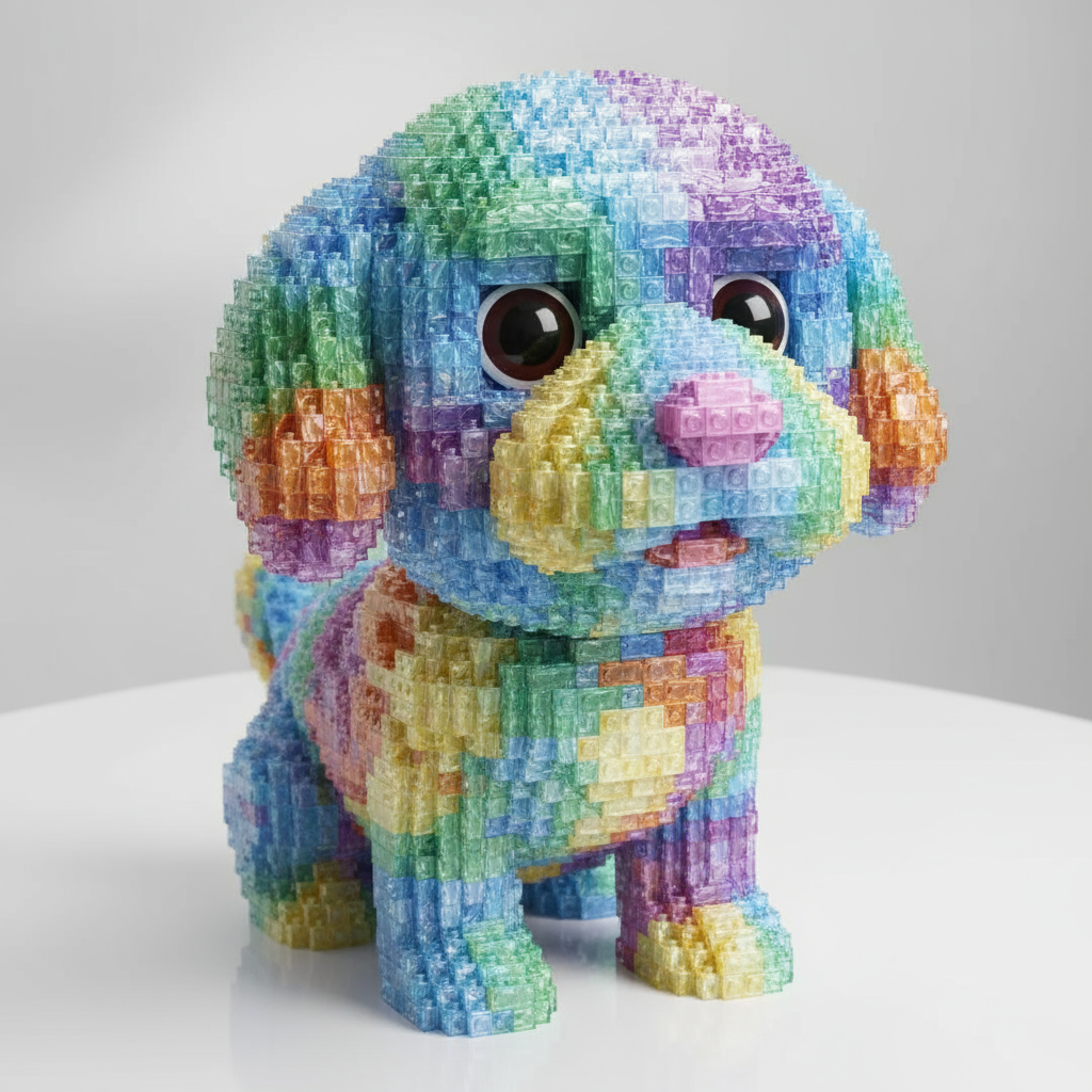 Mascota en bloques